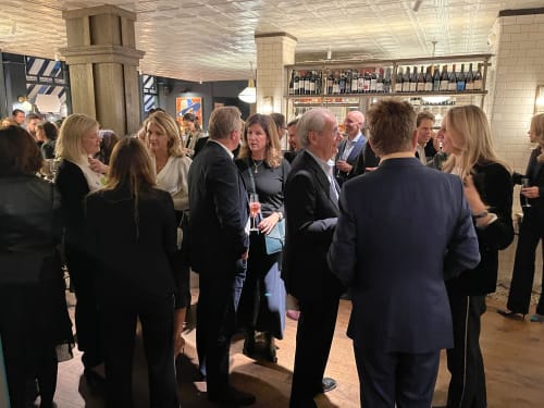 Local philanthropists at a fundraising event for children